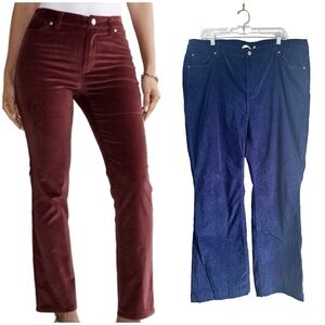 SOFT SURROUNDINGS ‘Blakely’ Velveteen jeans
